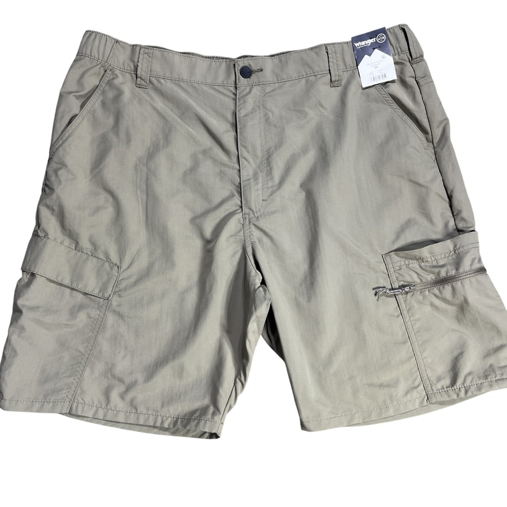 Wrangler Cargo Shorts Mens 40 All Terrain Peak Gear Performance Utility Fishing